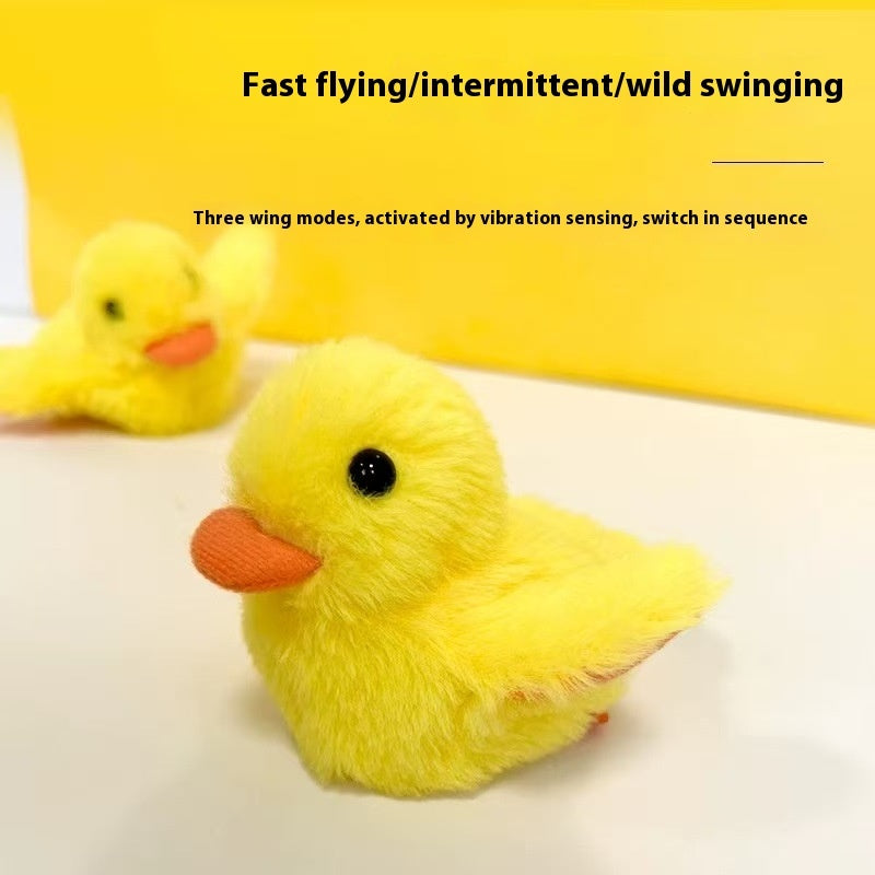 Gravity Flutter Small Fat Cat Self-Hi Relieving Stuffy Toy Simulation Bird
