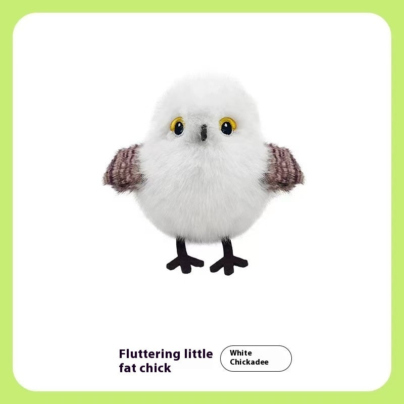 Gravity Flutter Small Fat Cat Self-Hi Relieving Stuffy Toy Simulation Bird